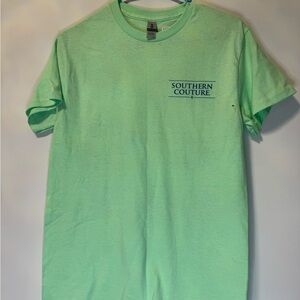 Southern Couture Mint Green Logo T‑Shirt